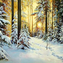 Схема вышивки «Пейзаж»