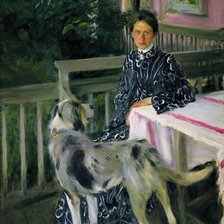 Схема вышивки «На веранде»