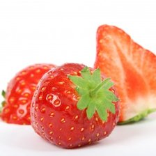 Схема вышивки «клубника»