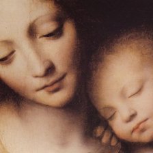 Схема вышивки «мадонна»