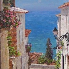 Схема вышивки «К морю»