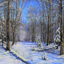 Схема вышивки «Зиний лес»