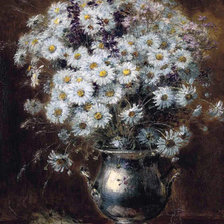 Схема вышивки «ромашки»