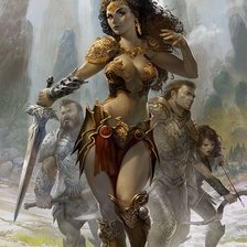 Схема вышивки «Богиня вырваров»