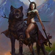 Схема вышивки «Богиня войны»