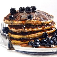 Схема вышивки «ЕКАТЕРИНА ПУТЯТИНА. ПАНКЕЙКИ С ЧЕРНИКОЙ»