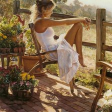 Схема вышивки «полуденный отдых»