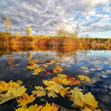 Схема вышивки «Желтые кораблики»