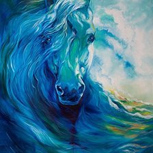 Схема вышивки «Cavalo;»