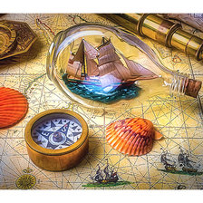 Схема вышивки «Морские мотивы»