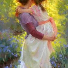 Схема вышивки «День мамы»