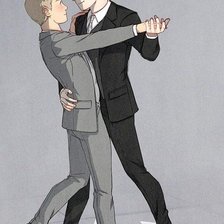 Схема вышивки «Шерлок и Ватсон»