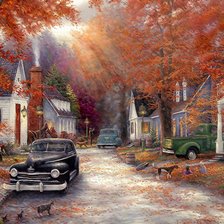 Схема вышивки «Осень»