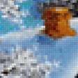 Предпросмотр схемы вышивки «Деревня зимой. Пейзаж» (№2220379)