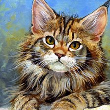 Схема вышивки «Gato.»