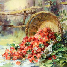 Схема вышивки «корзина цветов»