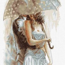 Схема вышивки «двое»