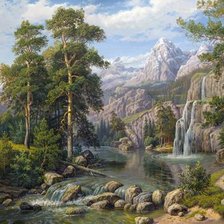 Схема вышивки «Природа»