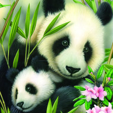 Схема вышивки «Медведи»