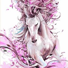 Схема вышивки «Лошадь 3»