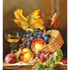 Схема вышивки «Серия "Натюрморты".»