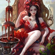 Схема вышивки «Нимфа»