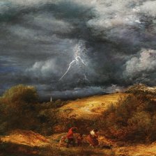 Схема вышивки «гроза»