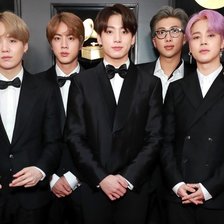 Схема вышивки «BTS»