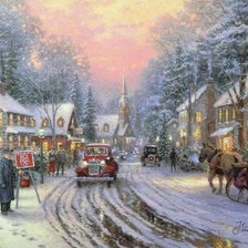 Схема вышивки «Начало зимы»