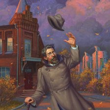 Схема вышивки «Антон Павлович Чехов»