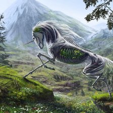 Схема вышивки «Конь»