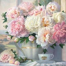 Схема вышивки «цветы»