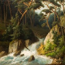 Схема вышивки «Пейзаж»