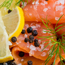 Схема вышивки «Красная рыба»