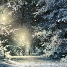 Схема вышивки «Зима»