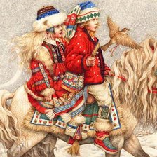 Схема вышивки «NAVIDAD»