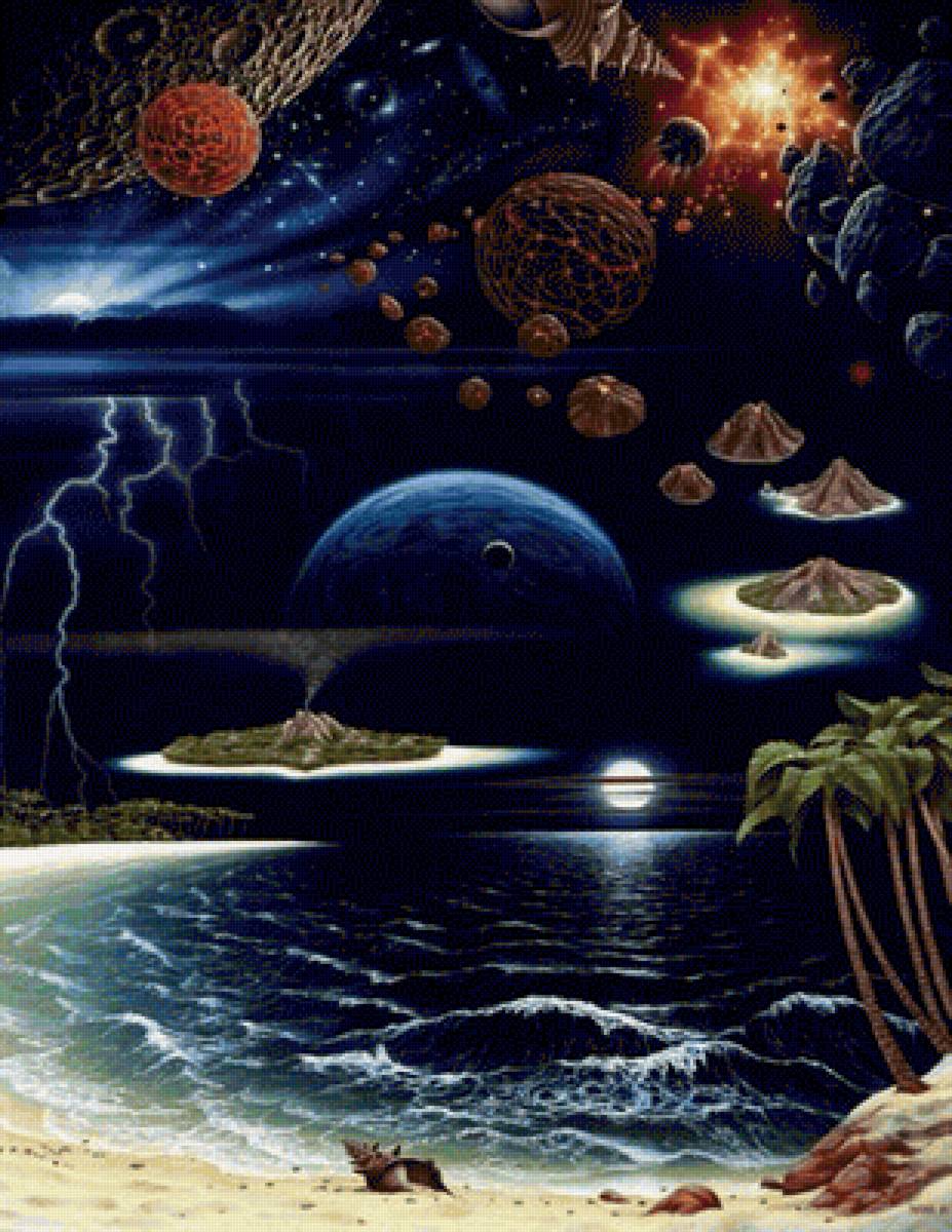 ЯЦЕК ЙЕРКА. В КОСМОС-БАНКЕ - картины - предпросмотр