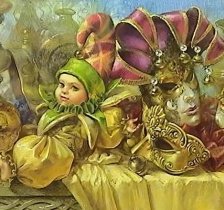 Схема вышивки «ЮРИЙ ЯРОШ. КУКЛЫ И МАСКИ»