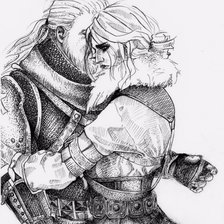 Схема вышивки «Ведьмак»