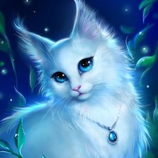 Схема вышивки «КИСА»