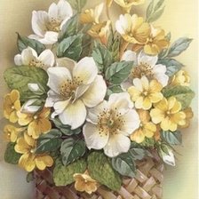 Схема вышивки «ЦВЕТЫ»