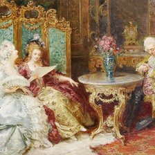 Схема вышивки «Спящий муж.»