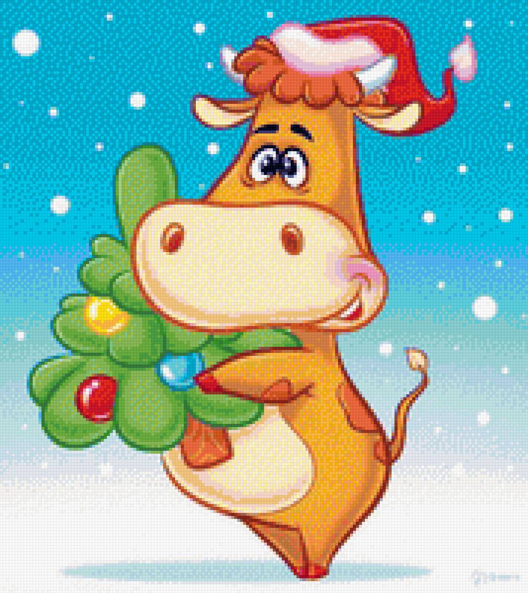 Бычок - животные - предпросмотр