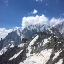 Схема вышивки «Горы»