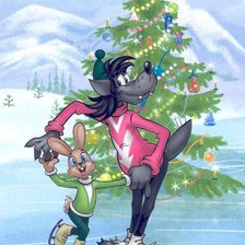 Схема вышивки «Ну погоди»