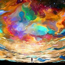 Схема вышивки «космос»