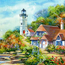 Схема вышивки «Lighthouse»