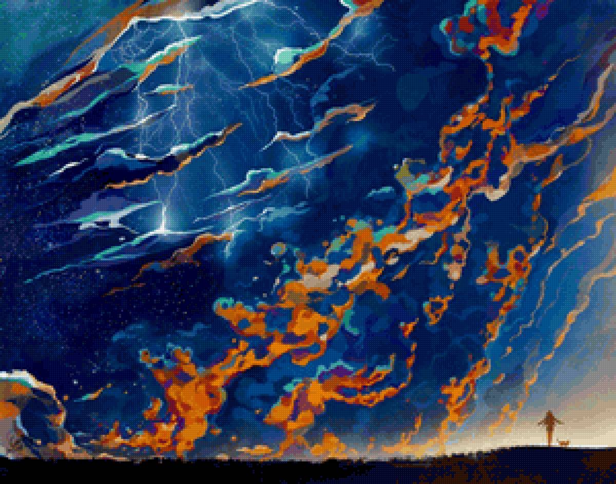 Гроза - кот, девушка, гроза - предпросмотр