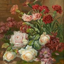 Схема вышивки «Цветы»