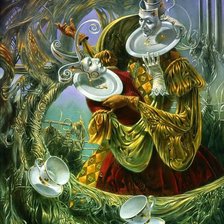 Схема вышивки «Фарфоровые вальс»